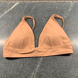 J. Crew Plunge V Neck Bikini Top